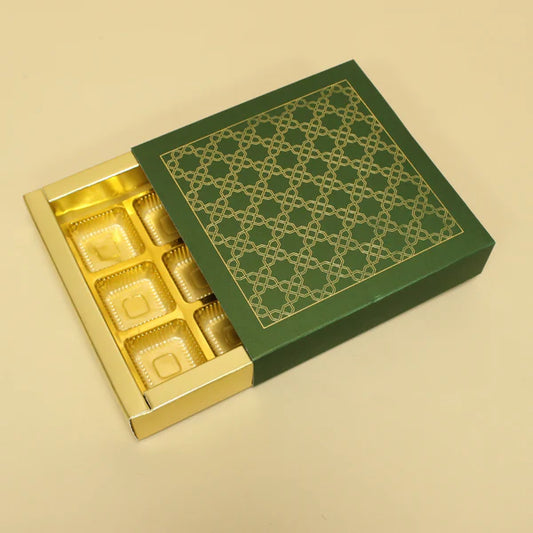 9 Cavity Leaf Chocolate Box