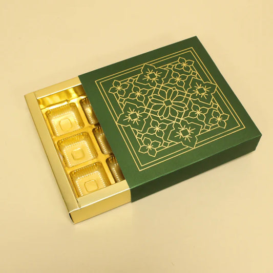 9 Cavity Leaf Chocolate Box