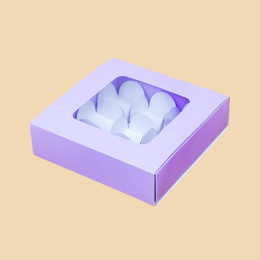 9 Cavity Lavender Chocolate Box