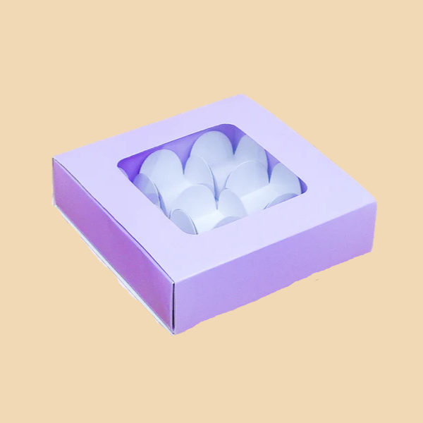9 Cavity Lavender Chocolate Box