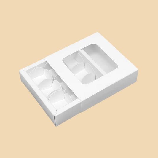 9 Cavity White Chocolate Box
