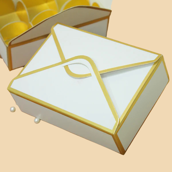 6 Cavity Envelope Chocolate Box