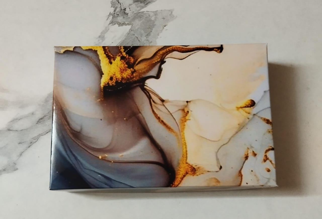 GT 448 6 Cavity Marble Design Chocolate Box - Geeta Trading Company
