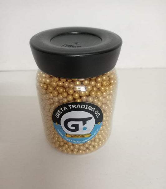GT 457 Golden Balls Sprinkles - Geeta Trading Company