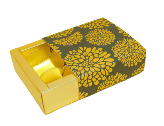 GT 419 4 Cavity Premium Chocolate Box - Geeta Trading Company