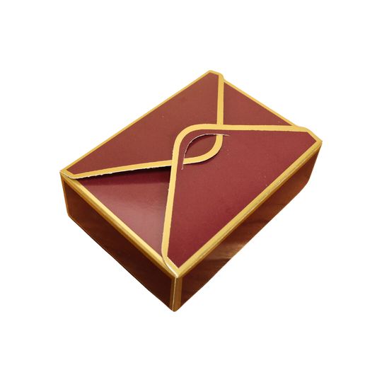 GT 430 6 Cavity Chocolate Envelope Box - Geeta Trading Company