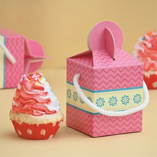 Multi Purpose Boxes Pink Print