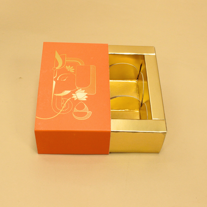 2 Cavity Chocolate Box (4.5x2.5x1.5 Inches)| Ganesh Chaturthi