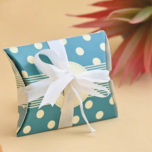 Multi Purpose Blue Pillow Boxes